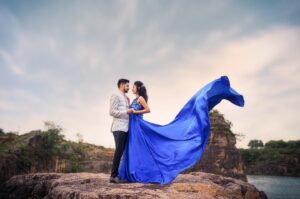 Royal Blue Trail Gown (1)