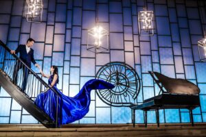 Royal Blue Trail Gown (2)