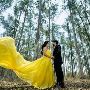 Yellow Trail Gown rental durg (2)